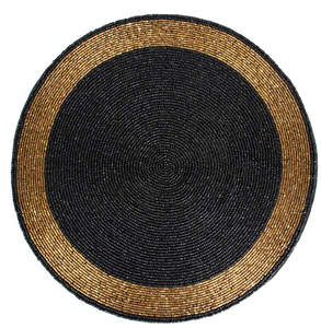 Ensemble de sets de table perlés et sous-verres – Sets de table perlés décoratifs haut de gamme avec perles de verre – Prix de gros - Product Image 6