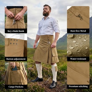 Fabricant professionnel de kilt sur mesure, kilt écossais pour hommes, tenue traditionnelle des Highlands, fournisseur OEM - Product Image 6