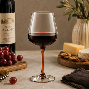 Handmade Borosilicate 670ml Colored Wine Glasses Lead-Free Stemmed Red White Wine Goblet Reusable Bulk Wholesale - Product Image 1