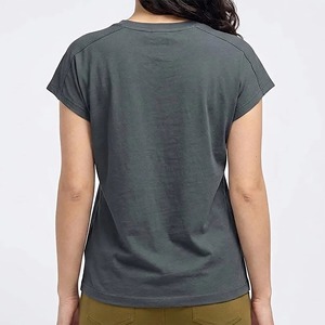 Camiseta de Mujer de Alta Calidad, 100% Algodón, 220 Gramos, Cuello Redondo, Manga Corta, para Verano, Gimnasio, Uso Casual, Transpirable - Product Image 6