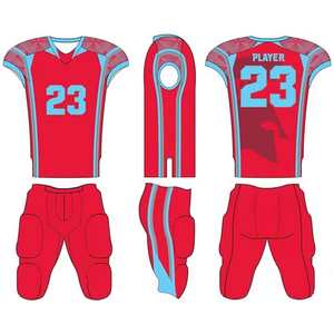 Nueva Llegada, Ropa Deportiva Ligera, Uniforme de Fútbol Americano, Ropa para Adultos, Talla Grande, Pantalones Cortos, Camisetas de Fútbol Personalizadas - Product Image 1