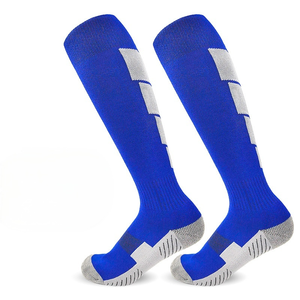 SASPORTS LEAGUE Unisex Knitted 100% Cotton Anti-Bacterial Digital Printed Crew <b>Socks</b> for Football & <b>Running</b> Cuff Logo Adult Size - Product Image 5