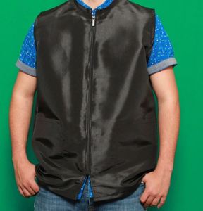 Chaleco de peluquería profesional superventas con red trasera y logotipo personalizable de alto valor - Product Image 4