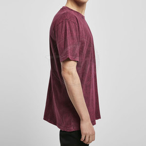Men's Washed Cotton <b>Acid</b> <b>Wash</b> <b>T</b> <b>Shirt</b> Short Sleeve Street Fashion Casual Clothing Wholesale Custom Men's <b>Acid</b> <b>Wash</b> <b>T</b> <b>Shirt</b> - Product Image 5