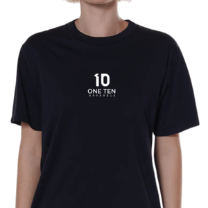 เสื้อยืดผู้หญิงสีดำสำหรับฤดูร้อน ผ้าฝ้ายนุ่ม คอกลม แขนสั้น สวมใส่สบาย ระบายอากาศได้ดี น้ำหนักเบา รับสกรีนโลโก้ตามสั่ง - Product Image 6