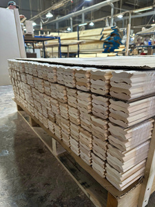Solid Wood Moulding Eco Friendly Wood Trim Crown Molding Baseboard Contemporary Design Smooth Surface Easy Installation for - Product Image 5