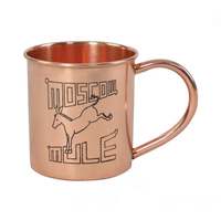 Mug en cuivre de style européen pour la consommation domestique, bon pour la santé, durable, de qualité alimentaire, pour vin et jus, idées cadeaux parfaites