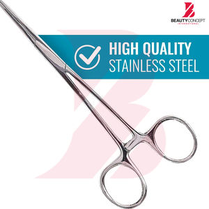 Pinzas hemostáticas Kelly de acero inoxidable OEM, duraderas y ligeras, ideales para la fabricación de instrumentos quirúrgicos, a precio mayorista. - Product Image 4