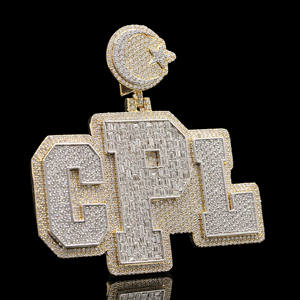 Colgante Personalizado para Hombre, Estilo Street Hustle Apex Prime, Aleación Chapada en Oro Rosa con Circonitas Cúbicas - Product Image 2