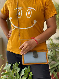 รูปแบบมีสไตล์กระเป๋าสะพายไหล่หนังแท้แฮนด์เมด - Product Image 2