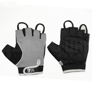 Gants de musculation professionnels gris et noirs avec rembourrage amélioré de la paume |   Poignée antidérapante de qualité supérieure pour un équipement de musculation ultime - Product Image 1