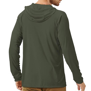 Sudadera con Capucha para Pesca con Protección Solar UPF 50+ para Hombre, Diseño Personalizado, Tejido de Poliéster 100% Ligero de Secado Rápido - Product Image 2
