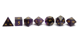 Custom Fantasy Resin <b>Dice</b> <b>Set</b> with Durable Sharp Edge Design Transparent Polyhedral Cubes for RPG and Board Games - Product Image 5