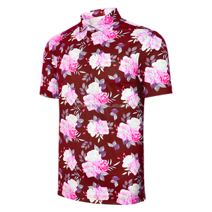 ทางเลือกที่ดีที่สุดของผู้ชายสำหรับเสื้อโปโลผ้าฝ้าย100% หรูหราปักโลโก้ได้ตามต้องการผ้าถักลายดิจิตัล - Product Image 1