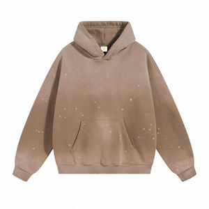 Sweat à capuche oversize 2026 Nouveau style Streetwear Impression en relief personnalisée Impression par transfert de cire de haute qualité Sweats à capuche et pulls vintage pour hommes - Product Image 1