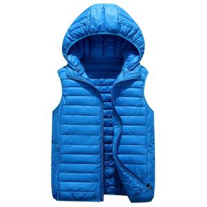 Chaleco Acolchado con Capucha para Hombre, Estilo Urbano, Abrigo sin Mangas Cálido para Invierno - Product Image 1