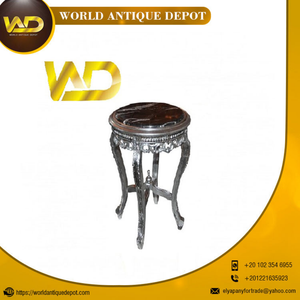 Mesa Consola de Madera Maciza Premium con Tapa de Mármol, Diseño Ajustable para Sala de Estar, Oficina en Casa, Apartamento, Muebles - Product Image 3
