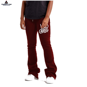 High Quality Custom Men’s Sweatpants Slim Fit Lightweight Fleece <b>Joggers</b> with Logo OEM Private Label printed sweatpants - Product Image 1