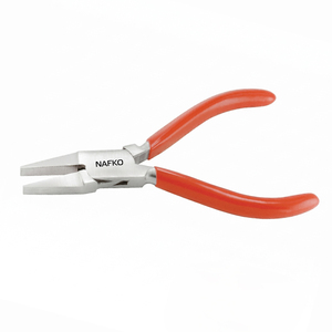 OEM Wholesale Jewelry Wire Wrapping Pliers Manufacturer Flat <b>Nose</b> Pliers 135mm Stainless Steel Precision Tool for Jewelry Making - Product Image 1