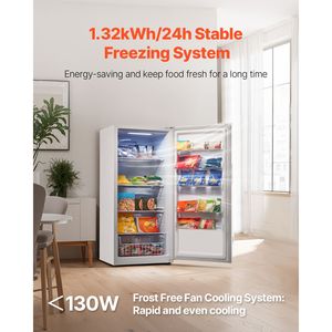 Congelatore Verticale No-Frost da 20,2 Piedi Cubi con Allarme di Controllo Temperatura, Frigorifero Convertibile - Product Image 2