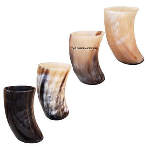 ที่ใส่ปากกาทรงกลมทำจากวัสดุเขาสัตว์ ดีไซน์ทันสมัย ทำมือแบบดั้งเดิม งานฝีมือธรรมชาติ - Product Image 1