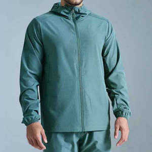 Conjunto de Chaqueta y Pantalones Deportivos Impermeables para Hombre, Chaqueta Cortavientos con Capucha, Ropa Deportiva Ligera para Actividades al Aire Libre - Product Image 3