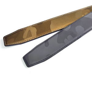Cinturón de Cuero de Primera Calidad con Diseño Personalizado, Logotipo y Color Camuflaje, Correa de Cuero Saffiano de Alta Calidad - Product Image 4