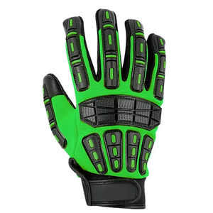 Guantes personalizados de TPR resistentes a impactos y antivibración para la industria minera, petrolera y de gas, para uso en bombas de perforación y trabajos de mano. - Product Image 6