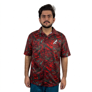 Chemises décontractées pour hommes de qualité supérieure, légères, imprimées par sublimation, pour l'été. - Product Image 4