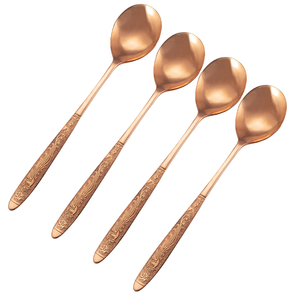 Copper Cooking Spoon 5 PCS In Rose Gold Color <b>Kitchen</b> <b>Tools</b> And <b>Gadgets</b> 100% Pure Copper Cooking Sale - Product Image 6