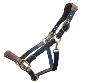 Têtière anatomique pour cheval en cuir souple, accessoires équestres - Product Image 1