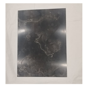 Plaque en acier inoxydable sur mesure, finition brûlée, tôle décorative teinte à la chaleur, traitement de surface industriel, fabrication OEM - Product Image 2