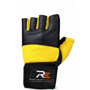 Guantes de Gimnasio Profesionales de Cuero PU, Medios Dedos, Cierre de Gancho y Bucle, Ajuste Cómodo, Agarre Fuerte, Protección Confiable de la Palma - Product Image 3