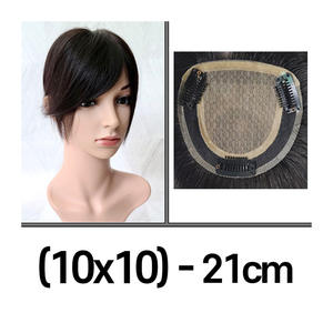 Peluca para Mujer Cosmo en Korea Premium (10x10)-8 pulgadas, Peluca de Cabello Humano de Alta Calidad, Estilo Liso y Natural para Mujer, Duradera - Product Image 2