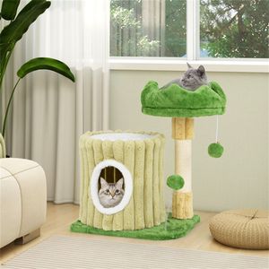 Tiragraffi Classico XL in Legno e Bambù con Palo in Sisal e Palla Vibrante per Gatti da Appartamento - Product Image 2