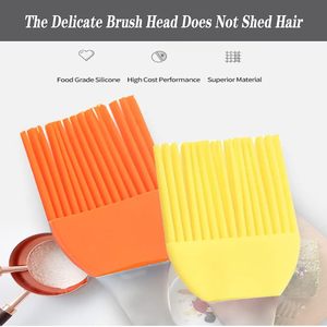 Factory Supply Heat Resistant <b>Silicone</b> Brush and Spatula Set Kitchen Baking <b>Tools</b> Colorful Pastry Basting Bulk Sale Order - Product Image 2