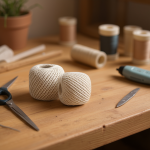 Bobina di cordoncino di cotone Ilan 2mm 50g per lavori artigianali e progetti fai da te - Product Image 3