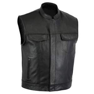 Chaqueta de Motociclista de Cuero Tejida y Bordada, Gruesa, Transpirable, para Invierno, Precio al por Mayor - Product Image 4
