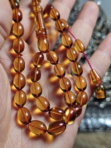 Perles de Tasbih en résine écologiques faites à la main, design moderne et luxueux, chapelet de prière de haute qualité, compteur de prières musulmanes en pierre - Product Image 3