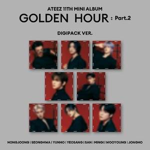 ATEEZ มินิอัลบั้มชุดที่ 11 [GOLDEN HOUR : Part.2] รุ่น DIGIPACK เวอร์ชั่นภาษาเกาหลี สำหรับทุกวัย BW-155 KR - Product Image 1