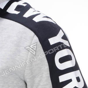 ชุดวอร์มผู้ชาย ปักโลโก้ได้ ผ้าฟลีซคอตตอน 100% สำหรับฤดูหนาว ชุดเซ็ต 2 ชิ้น เสื้อฮู้ดและกางเกงขายาว - Product Image 3