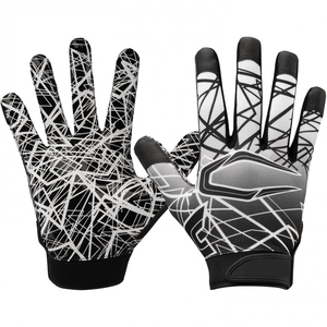 Custom High Performance Lightweight Waterproof Unisex American Football <b>Gloves</b> <b>for</b> Outdoor Use Silicone Palm - Product Image 5