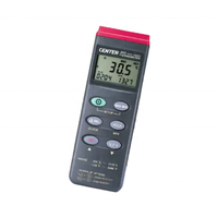 Termómetro Digital Industrial de Alto Rendimiento CENTER 305, Registrador de Datos, Interfaz USB, Termopar Tipo K, Pantalla LCD, OEM, IP40