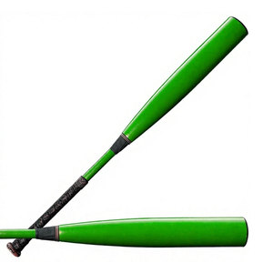 Batte de baseball en aluminium vert, motif uni, poignée antidérapante, batte d'entraînement et de pratique - Product Image 1