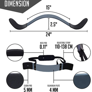 Brazo de Aluminio Ajustable Personalizado para Ejercicios de Bíceps/Tríceps, Fácil de Usar y Cómodo - Product Image 2