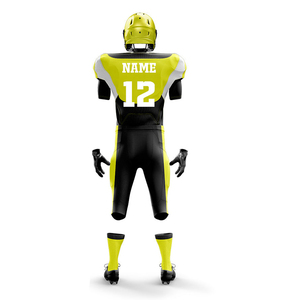 Uniforme de football américain personnalisé de qualité supérieure en gros / Tenue d'équipe 100 % polyester imprimée par sublimation à séchage rapide avec taille élastique - Product Image 4