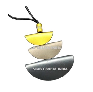 Cordon en cuir Bandes métalliques Pendentif collier de mode bijoux de mode boucles d'oreilles accessoires femmes bijoux en acier inoxydable - Product Image 1