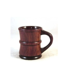 Taza de Madera Hecha a Mano, Taza de Café de Madera Maciza Natural, Estilo Rústico, Ecológica, para el Hogar, Restaurante, Cafetería - Product Image 4