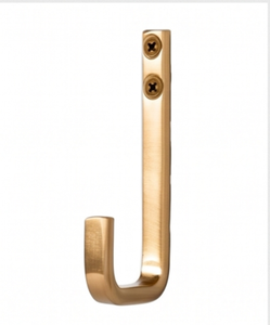 Premium Golden Metal Wall <b>Hook</b> Heavy-Duty Minimalist Design For Clothing Storage Organization Elegant Home Accent - Product Image 4