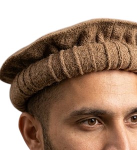Authentic Wool Chitrali Pakol <b>Beret</b> <b>Hat</b> Traditional Warm Eco-Friendly Breathable Four Seasons for Men Available in Wholesale - Product Image 4